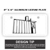 2" X 4" Aluminum License Plate  Thumbnail