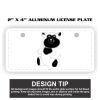 2" X 4" Aluminum License Plate  Thumbnail