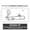 2" X 4" Aluminum License Plate  Thumbnail