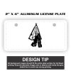 2" X 4" Aluminum License Plate  Thumbnail