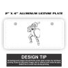2" X 4" Aluminum License Plate  Thumbnail