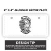 2" X 4" Aluminum License Plate  Thumbnail