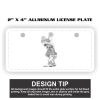 2" X 4" Aluminum License Plate  Thumbnail