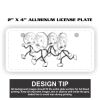 2" X 4" Aluminum License Plate  Thumbnail