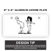 2" X 4" Aluminum License Plate  Thumbnail