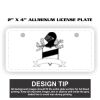 2" X 4" Aluminum License Plate  Thumbnail