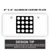 2" X 4" Aluminum License Plate  Thumbnail