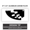 2" X 4" Aluminum License Plate  Thumbnail