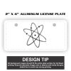 2" X 4" Aluminum License Plate  Thumbnail