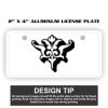 2" X 4" Aluminum License Plate  Thumbnail