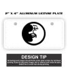2" X 4" Aluminum License Plate  Thumbnail