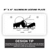 2" X 4" Aluminum License Plate  Thumbnail