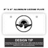 2" X 4" Aluminum License Plate  Thumbnail