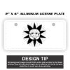 2" X 4" Aluminum License Plate  Thumbnail