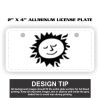 2" X 4" Aluminum License Plate  Thumbnail