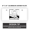 2" X 4" Aluminum License Plate  Thumbnail