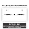 2" X 4" Aluminum License Plate  Thumbnail