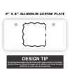2" X 4" Aluminum License Plate  Thumbnail