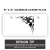 2" X 4" Aluminum License Plate  Thumbnail