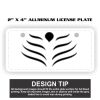 2" X 4" Aluminum License Plate  Thumbnail