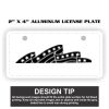 2" X 4" Aluminum License Plate  Thumbnail