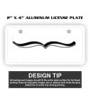 2" X 4" Aluminum License Plate  Thumbnail