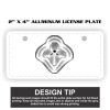 2" X 4" Aluminum License Plate  Thumbnail