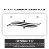 2" X 4" Aluminum License Plate  Thumbnail
