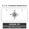 2" X 4" Aluminum License Plate  Thumbnail