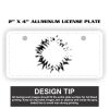 2" X 4" Aluminum License Plate  Thumbnail