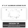 2" X 4" Aluminum License Plate  Thumbnail