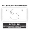 2" X 4" Aluminum License Plate  Thumbnail
