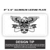2" X 4" Aluminum License Plate  Thumbnail
