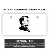 2" X 4" Aluminum License Plate  Thumbnail