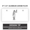 2" X 4" Aluminum License Plate  Thumbnail