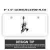 2" X 4" Aluminum License Plate  Thumbnail