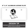 2" X 4" Aluminum License Plate  Thumbnail