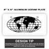 2" X 4" Aluminum License Plate  Thumbnail