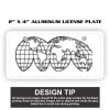 2" X 4" Aluminum License Plate  Thumbnail
