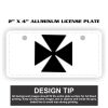 2" X 4" Aluminum License Plate  Thumbnail
