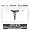 2" X 4" Aluminum License Plate  Thumbnail