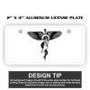 2" X 4" Aluminum License Plate  Thumbnail