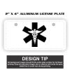 2" X 4" Aluminum License Plate  Thumbnail