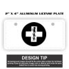 2" X 4" Aluminum License Plate  Thumbnail