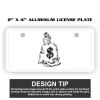 2" X 4" Aluminum License Plate  Thumbnail