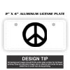 2" X 4" Aluminum License Plate  Thumbnail