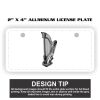2" X 4" Aluminum License Plate  Thumbnail