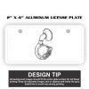 2" X 4" Aluminum License Plate  Thumbnail
