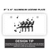 2" X 4" Aluminum License Plate  Thumbnail