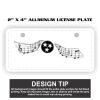 2" X 4" Aluminum License Plate  Thumbnail